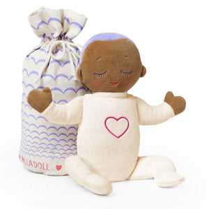 Lulla Lilac es un muñeco negro bebé para niños y niñas. Muñeco bebe africano para cualquier bebe. 